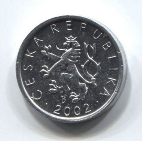 10 геллеров 2002 года Чехия UNC