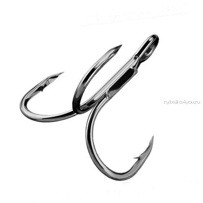 Крючки Тройные Sprut Kawa ST-41 BC    #2/0 (Treble Wide Gap Hook 2x Strong) упаковка 5шт