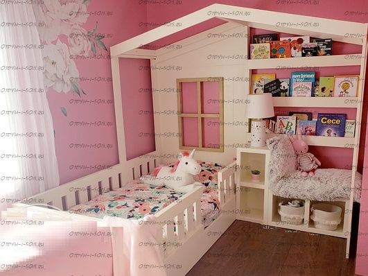 Кровать Домик угловой Fairy Land №12 IR (для двоих детей)