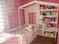 Кровать Домик угловой Fairy Land №12 IR (для двоих детей)