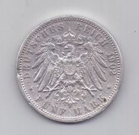 5 марок 1902 года Редкий!!! Баден Германия