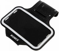 Спортивный чехол для смартфона Romix Arm Belt (RH07-5.5) для смартфона 5.5" (Black) фото2