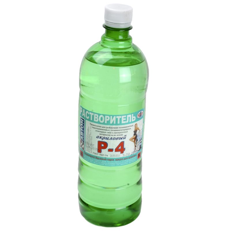 Полихим Растворитель Р-4 акриловый, объем 1л.