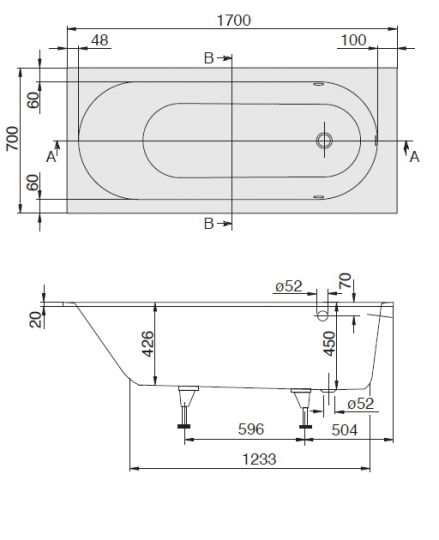 Ванна квариловая Villeroy&Boch Oberon UBQ177OBE2V-RW ФОТО