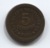 5 сентаво 1924 года Португалия