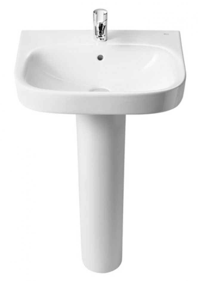 Изображение Раковина с пьедесталом Roca Debba 7.3279.9.500.Y/7.3379.9.000.Y 55x44