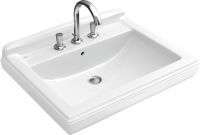 Раковина Villeroy&Boch Hommage 7101 A1R1 75x58 схема 1