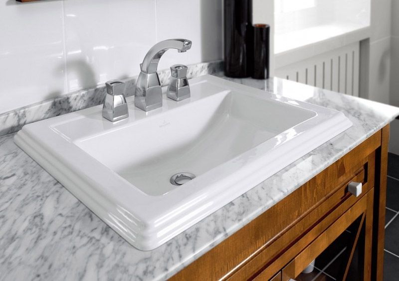 Раковина Villeroy&Boch Hommage накладная 7102 63R1 63x52,5 ФОТО