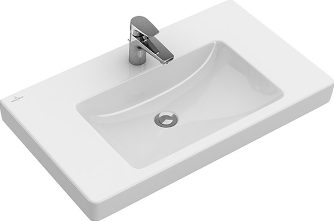 Раковина Villeroy&Boch Subway 2.0 71758001 80x47 схема 1