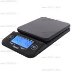 Весы для бара черные Tiamo HK0513BK-1