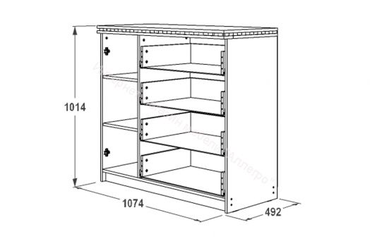 Комод 2 "Ольга 13"