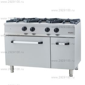 Газовая плита OZTI OKFG 12055, 3-х конфорочная