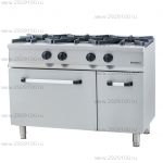 Газовая плита OZTI OKFG 12055, 3-х конфорочная