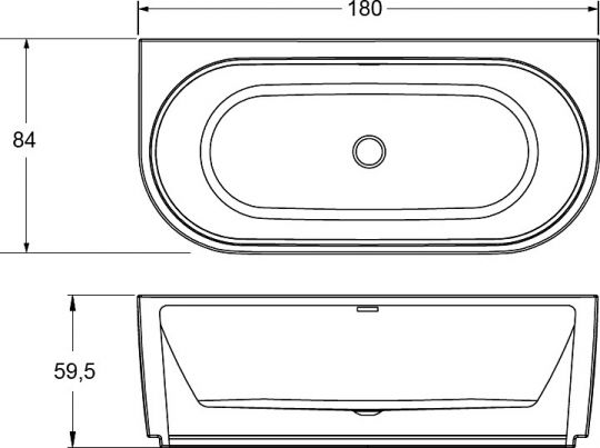 Riho ванна Desire 184 х 84 см BD07 ФОТО