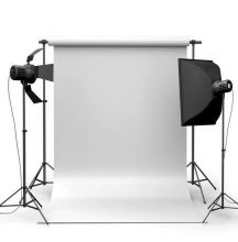 Фотофон Белый винил ширина 1.6м