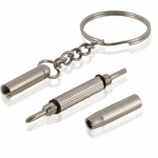 Брелок-набор отверток для очков и электроники