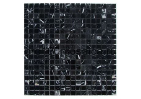 m NERO MARQUINA Pol. 15х15. Мозаика серия STONE,  размер, мм: 305*305*4мм (ORRO Mosaic)