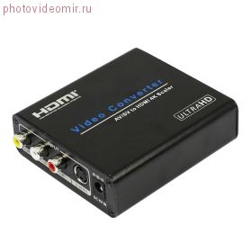 Конвертер KOQIT HDV-9615 CVBS/S-Video в HDMI 4K