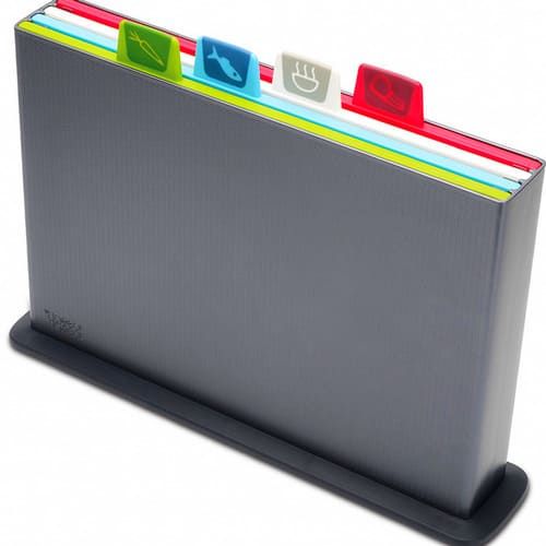 Доски разделочные с подставкой, набор 4 шт