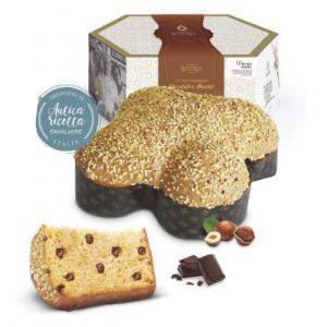 Кулич пасхальный Коломба с Фундуком и шоколадом Di Iorio Vincenzo Colomba Cioccolato e Nocciole 1 кг - Италия