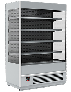 Пристенная витрина Carboma Сube 1930/710 ВХСп-1,3 INOX