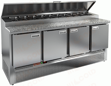 Стол для пиццы Hicold PZE1-1111/GN (1/3H) камень