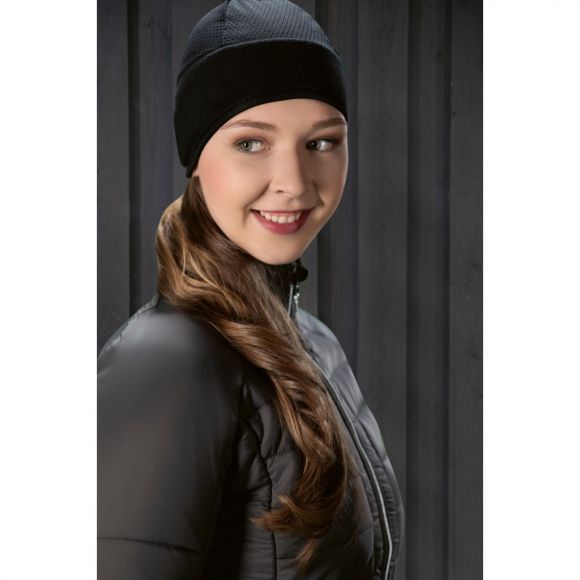 Шапка с флисом  HKM. Под жокейку