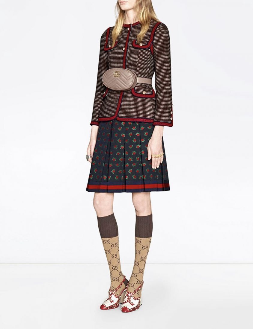 Поясная сумка Gucci Marmont GG