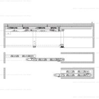 Комплект фурнитуры Krona Koblenz 0560-50/80/120 ширина полотна до 1000 мм