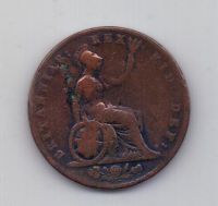 1/2 пенни 1826 года Великобритания