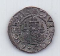 1 шиллинг 1571 года AUNC Рига