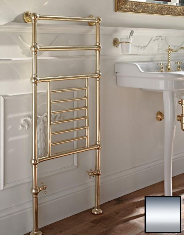 Изображение Хромированный водяной полотенцесушитель в ванну Sbordoni SBSPAV4/GR/2CR 67x118,5