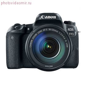 Зеркальный фотоаппарат Canon EOS 77D Kit EF-S 18-135mm f/3.5-5.6 IS USM