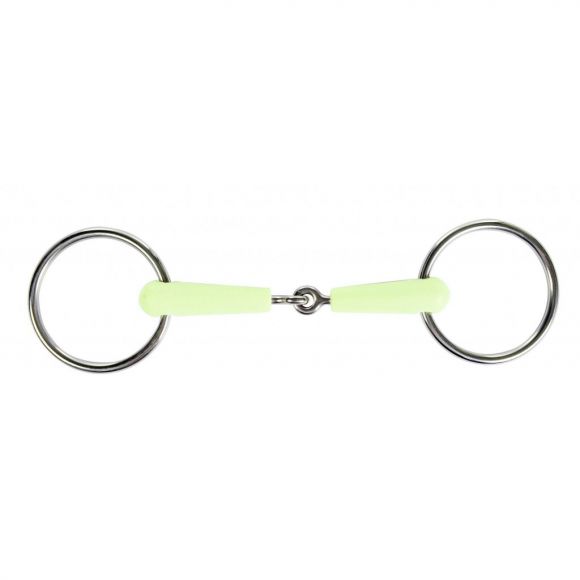 Яблочный трензель с одним сочленением 16 мм, кольца 60-70 мм "HKM"