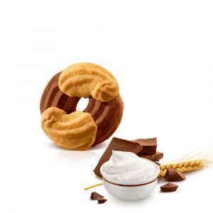 Печенье Карусель с шоколадом и сливками Balocco Girandole Biscuits 350 г Италия