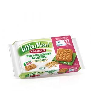 Печенье Злаковое без сахара Balocco Vita Mia senza Zucchero Cereali 330 г Италия