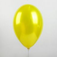 Шар (12''/30 см) Металлик, Жёлтый.