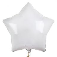 Шар (18/45) Звезда, Белая.