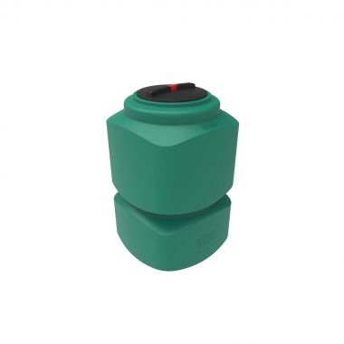 Емкость для воды L 500 литров зеленая пластиковая