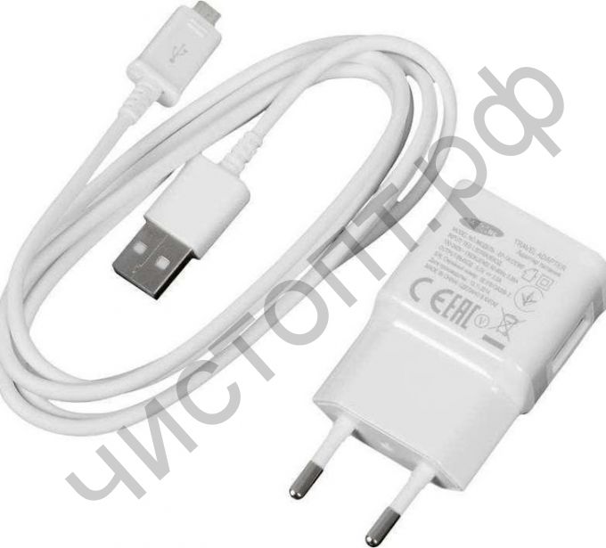 СЗУ ALFA-TECH 1USB 2A +кабель micro 0,8 М М14 в пакете