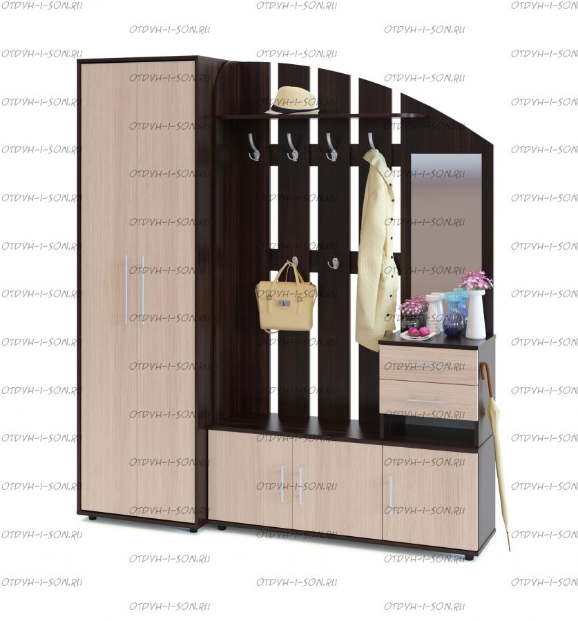 Прихожая Сокол ШО-1+ВШ-2-2 (180х43х209)