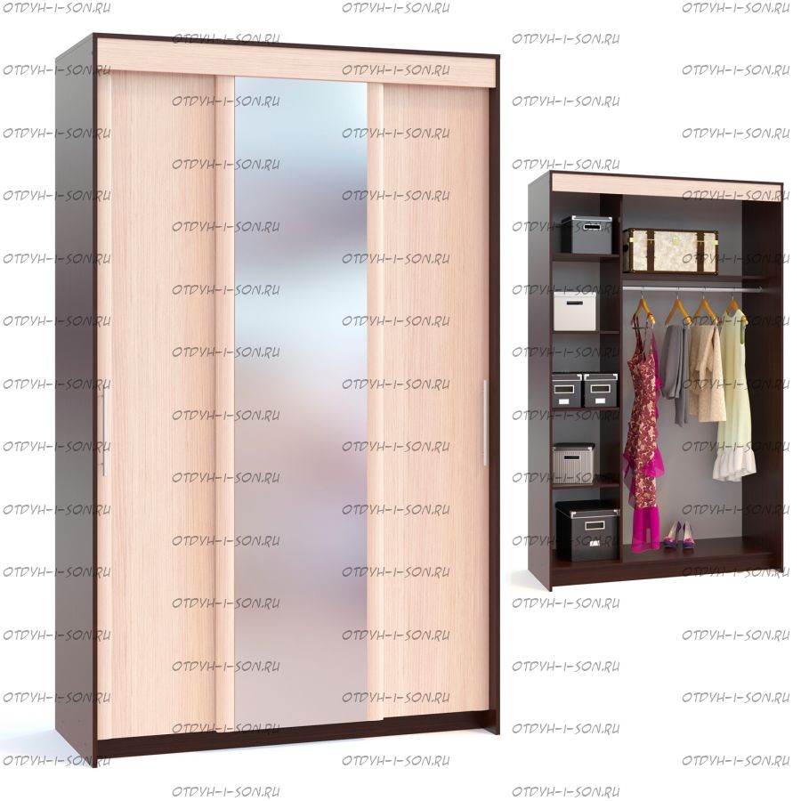 Шкаф-купе Контур ШР-156.2 (147х60х240)