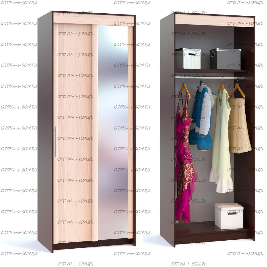 Шкаф-купе Контур ШР-96.1 (90х60х240)