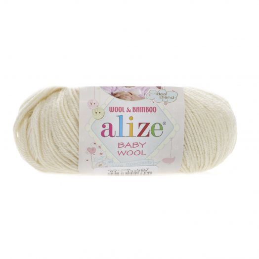 BABY WOOL (ALIZE) 01-крем