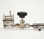 Узел отбора с игольчатым краном и холодильником