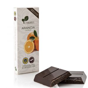 Шоколад темный с апельсином Ciokarrua Cioccolato Arancia di Modica IGP 100 г - Италия