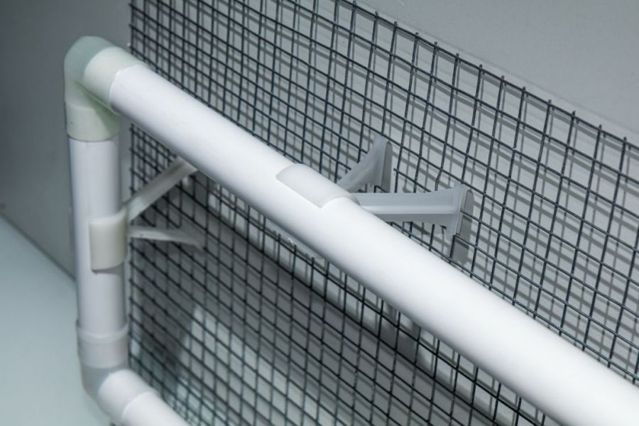 Держатель трубы 25мм на сетку