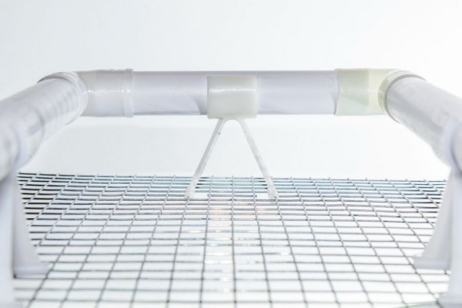 Держатель трубы 25мм на сетку