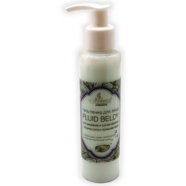 Гель-пенка для умывания лица и снятия макияжа FLUID BELDY с муцином улитки для нормальной, сухой, гиперчувствительной кожи