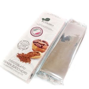 Шоколад без сахара Горький 70% какао Ciokarrua Cioccolato Senza Zucchero 100 г - Италия